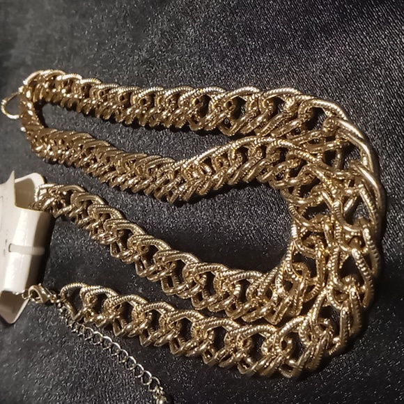 KIM Rogers 24 inch long gold double link chain.nwt. - Picture 3 of 5